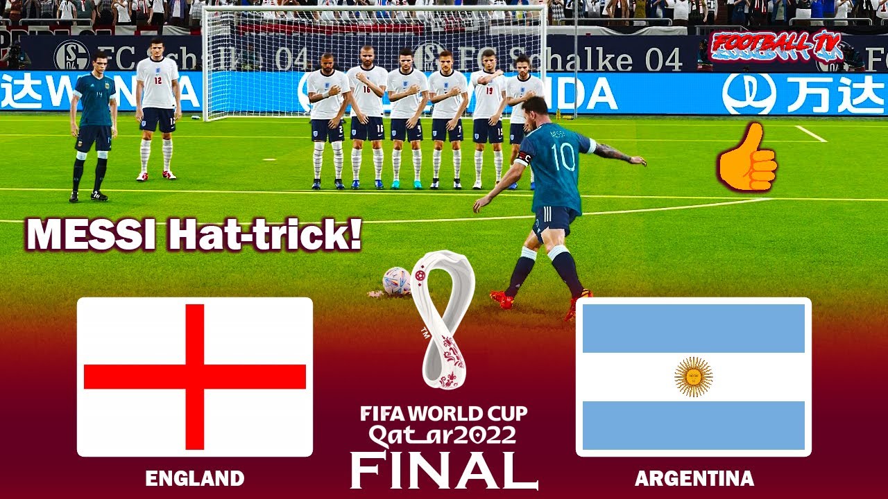 England vs Argentina | Final FIFA World Cup 2022 | Match eFootball PES 2021 | Gameplay PC