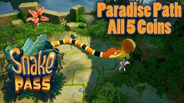 Snake Pass - Paradise Path: All 5 Coins
