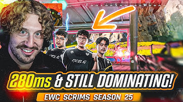 How THEY DOMINATED Scrims with 280ms Ping🔥 | NiceWigg Watch Party