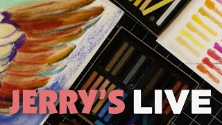 Jerry's LIVE Episode #152: Water Soluble Hard Pastels Class - Creative Fun With Charvin Pastels Kit!