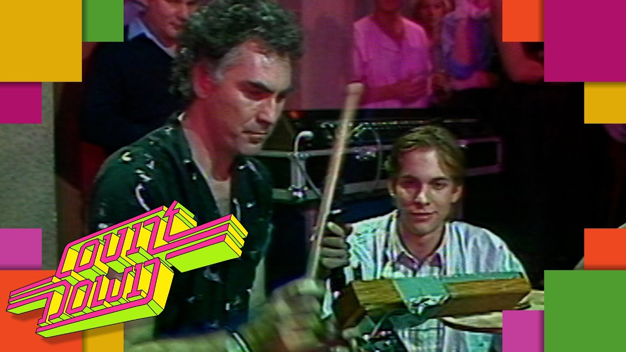 Cesar Zuiderwijk (Golden Earring) interview + Drum Solo (Countdown, 1984)