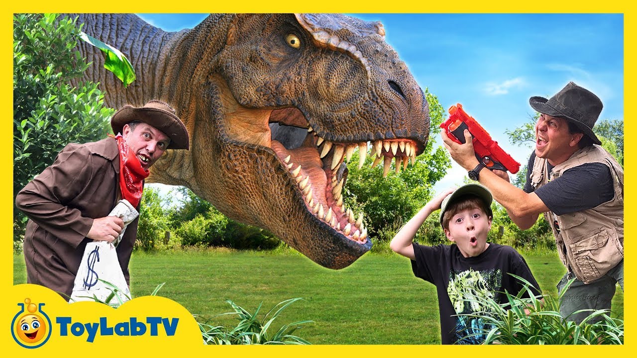 dinosaurs toy lab tv
