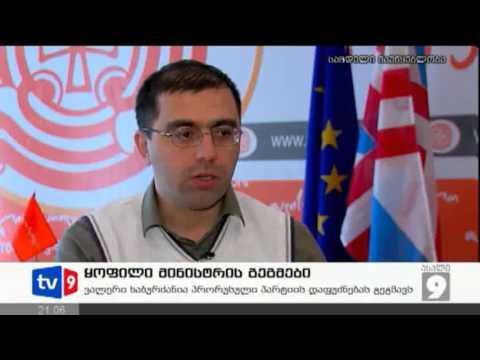 ახალი 9 | ექს-მინისტრის გეგმები | 10.03.13