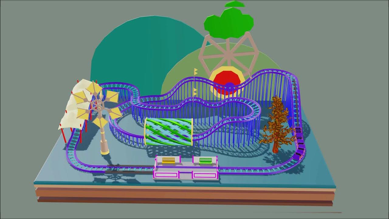 How to make Roller coaster Animation in Blender YouTube