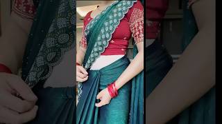 Saree draping tutorial for beginners #saree #drape #pleats #fashion #onlineshopping #draping