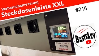 Steckdosenleiste XXL mit Verbrauchsmessung #216