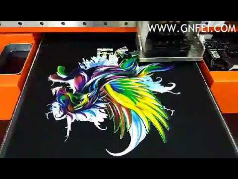 Black T-Shirt DTG Printing