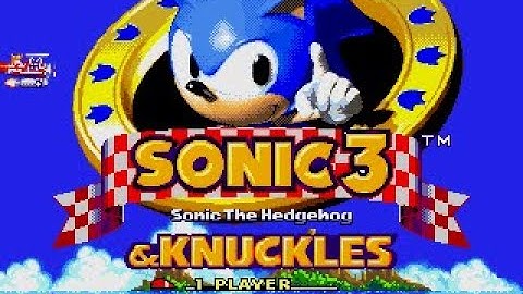Sonic 3 & Knuckles as raw video and audio data