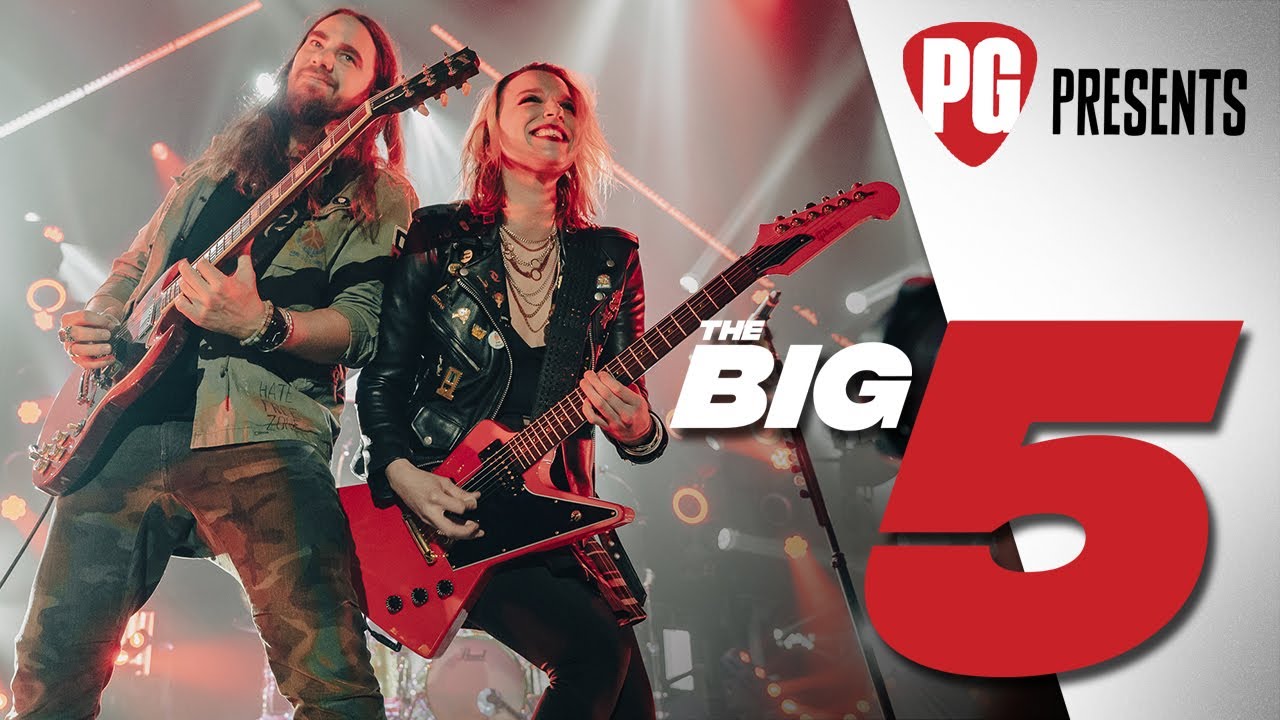 Lzzy Hale & Joe Hottinger on Instagram “Guitar Face” - Premier Guitar