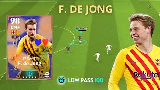 eFootball 2024- ĐÁNH GIÁ F. DE JONG: PHIÊN BẢN DE JONG TOÀN DIỆN NHẤT HIỆN TẠI | CHỈ SỐ CHUYỀN 100