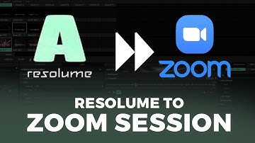 Resolume to Zoom using Spout | Resolume Arena Tutorial
