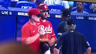 Suarez gets ejected and hits David Bell in the head￼