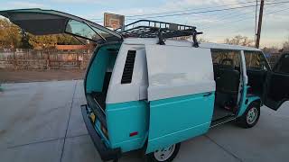 1989 Volkswagen vanagan panel van. 2.2 l Subaru.