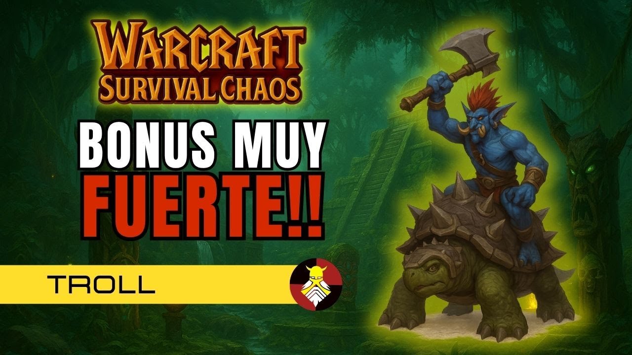 NO mas sopa de TORTUGA!! | Warcraft 3 Survival Chaos (Troll)