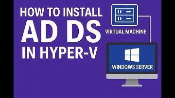 How to install AD DS in Hyper V