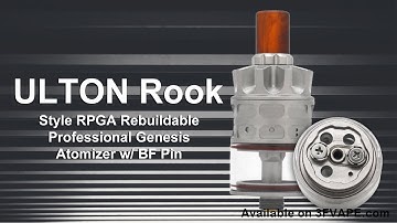 ULTON Rook Style RPGA Rebuildable Professional Genesis Atomizer wBF Pin
