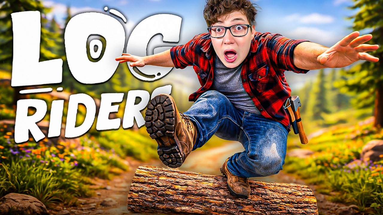 ESTE JUEGO PONE A PRUEBA TU RELACION 🪵 | Log Riders