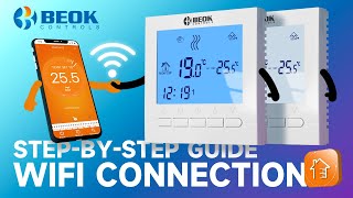 How to Connect BOT-313WIFI Gas Boiler Heating Thermostat with Smart Phone