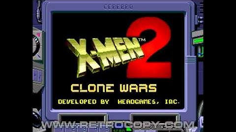X-Men 2- Clone Wars (Sega Genesis / Mega Drive) Intro