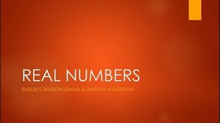 Euclid's division lemma & algorithm part 2