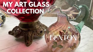 My collection of Art Glass - Fenton Art Glass