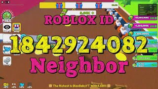 NEIGHBOR Roblox Song Codes