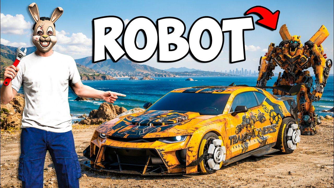 I Found a Transformer Bumblebee Car sa GTA 5