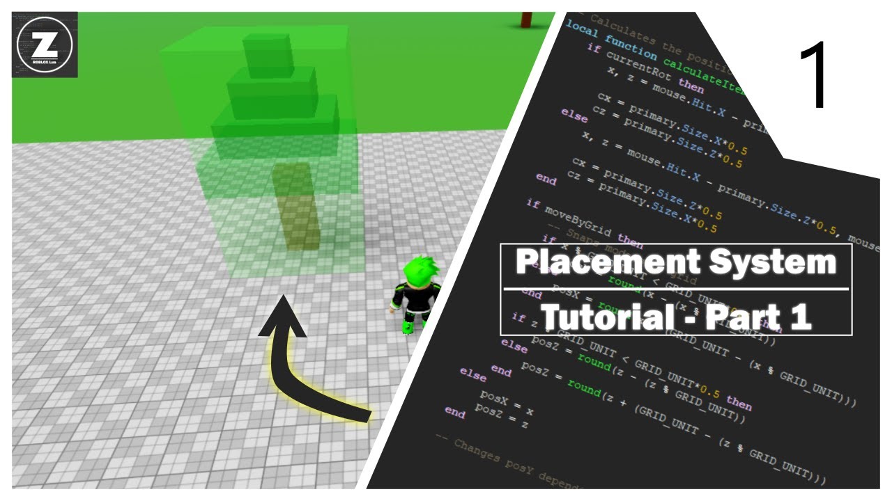 Placement System Tutorial - P1 (Roblox Studio) 