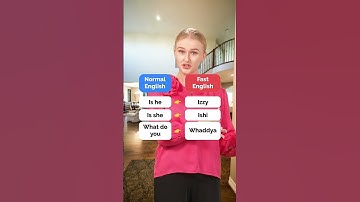 Speak fast - Reductions in questions #learnenglish with #fluentjoy #shorts