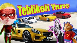Örümcek Bebek ve Garfield Süper Arabalarla Tehlikeli Yarış Yapıyor- Çizgi Film Gibi Örümcek Bebek ve Garfield Süper Arabalarla Tehlikeli Yarış Yapıyor- Çizgi Film Gibi
