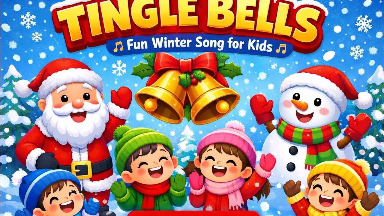 Tingle Bells 🔔 Christmas Song for Toddlers | Kids Winter Song - YouTube