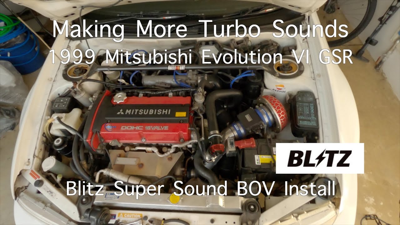 The Blitz Super Sound BOV Gives My Evo 6 The Perfect Turbo Flutter!