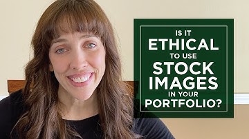 Is it ethical to use stock photography or vectors in your graphic design portfolio