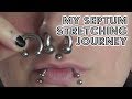 My septum stretching journey