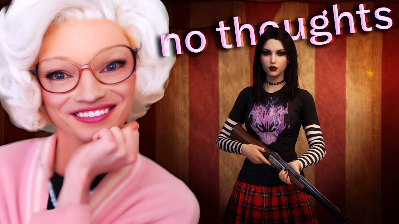 очень тихая крошечная готическая девушка