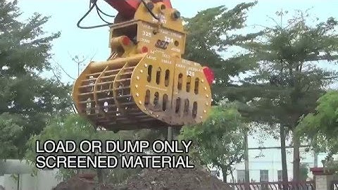 New... SEC Vibration Skeleton Clamshell Bucket