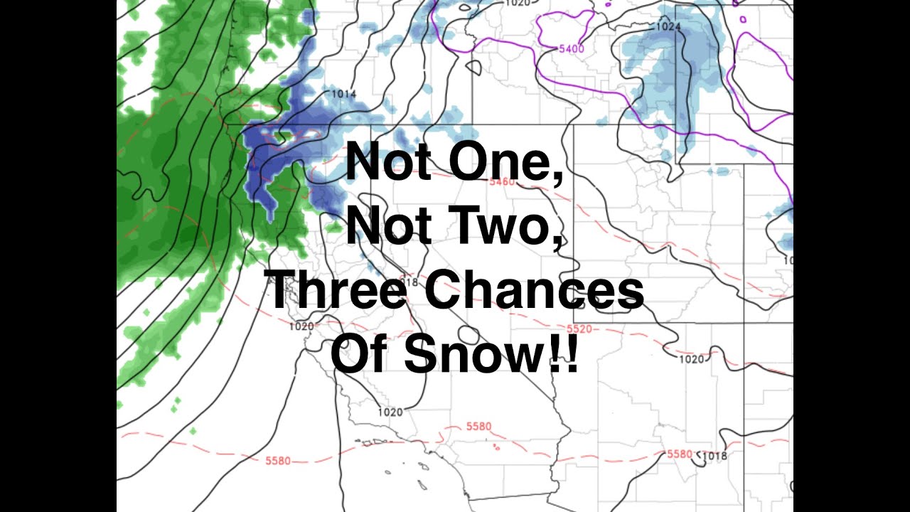 Three Chances of Rain And Snow For California! The Morning Briefing 12 ...