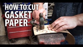 How to cut gasket paper