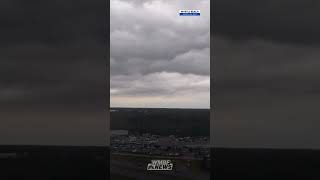 Timelapse of rain, clouds passing by Myrtle Beach 🌧️ #shorts