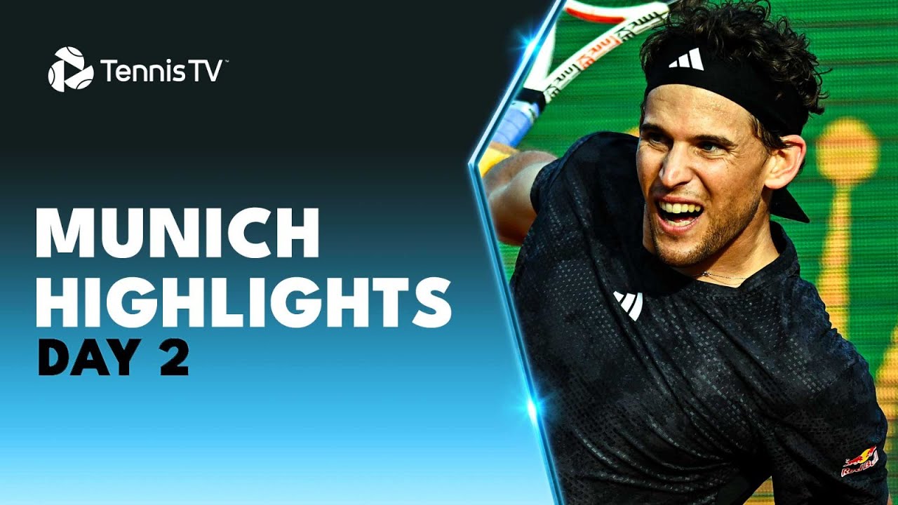 Thiem Faces Lestienne; Garin and Topo Tussle Munich 2023 Day 2 Highlights 