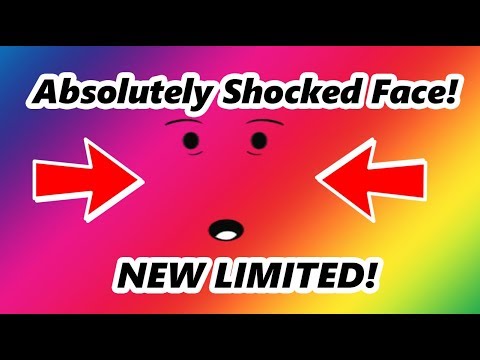 Absolutely Shocked Face Is Out New Limited Roblox Youtube - shocked face roblox