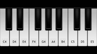 #180 تعليم عزف اغنية الرسالة - علي عبدالستار | على بيانو الجوال 