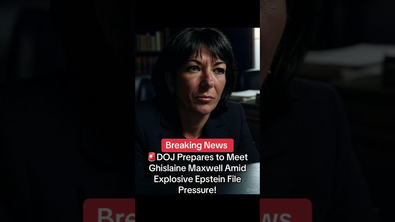 DOJ Prepares To Meet Ghislaine Maxwell Amid Explosive Epstein File Pressure 