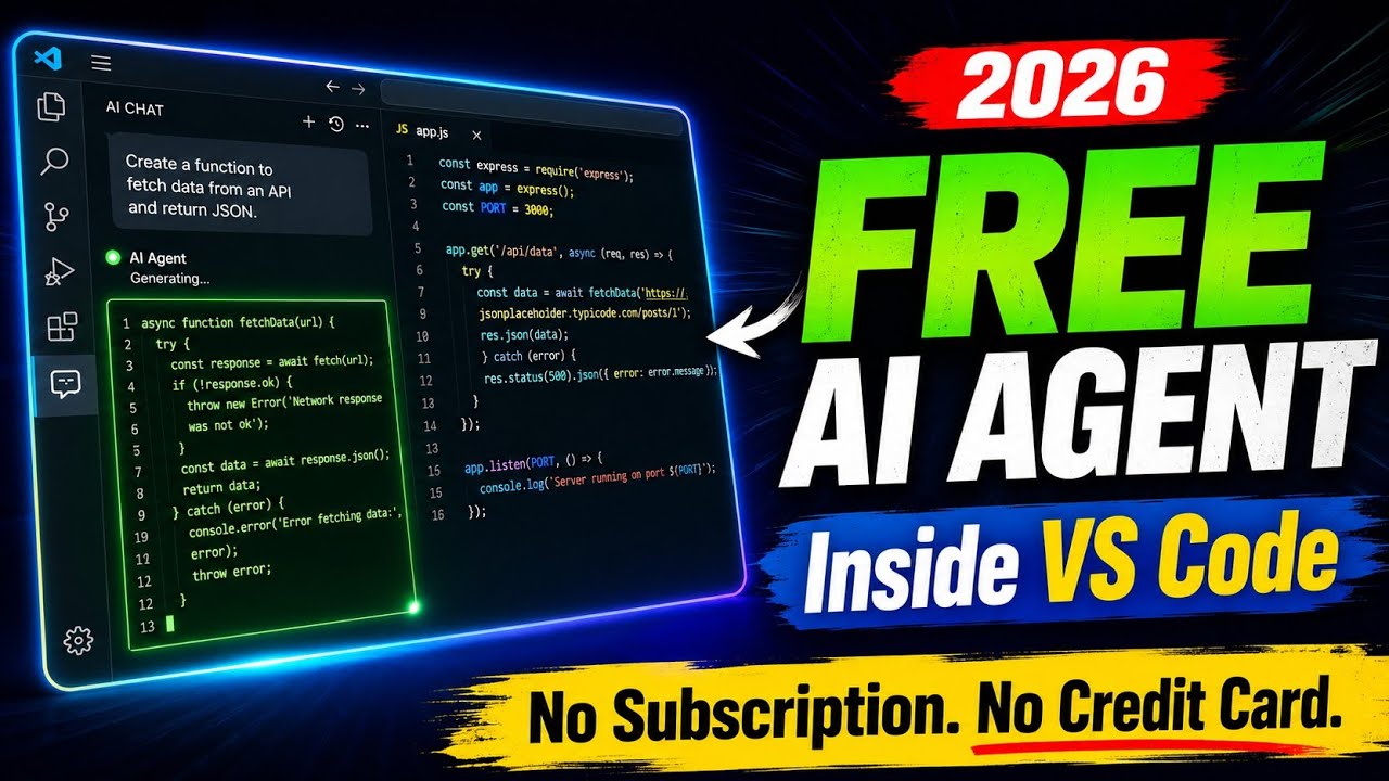 The Best FREE AI Coding Agent for VS Code Nobody Is Talking About!