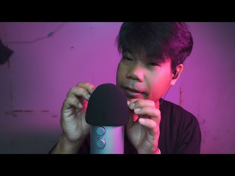 ASMR Thai 🎙️ mic scratching ฟังเสียงเกาไมค์นะคนดี