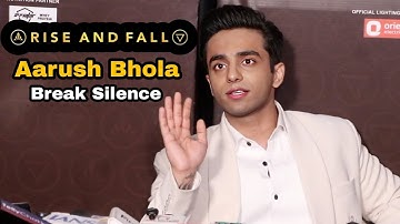 Rise And Fall Grand Finale | Aarush Bhola  2nd Runner Up Break Silence After Losing Rise and Fall