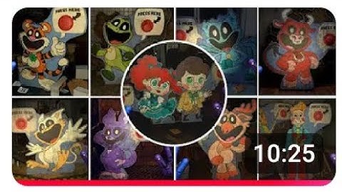 Poppy Playtime: Chapter 4 - ALL Rejected Critters Cardboard Cutouts + Voicelines