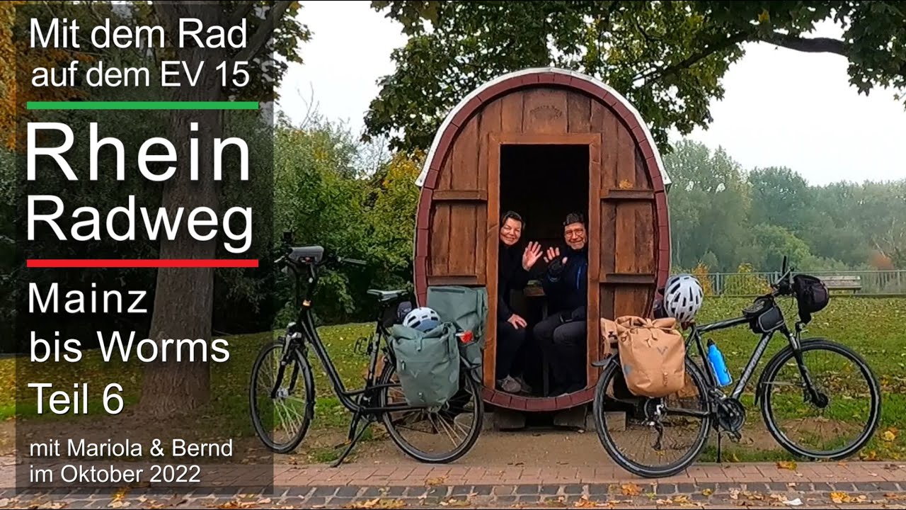 RHEINRADWEG | Teil 6 |  Mainz bis Worms