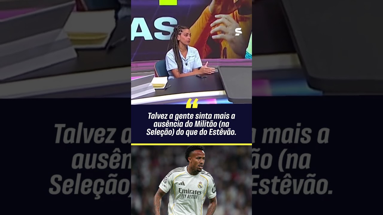 SELEÇÃO VAI SENTIR MAIS FALTA DO MILITÃO? | #shorts | sportv