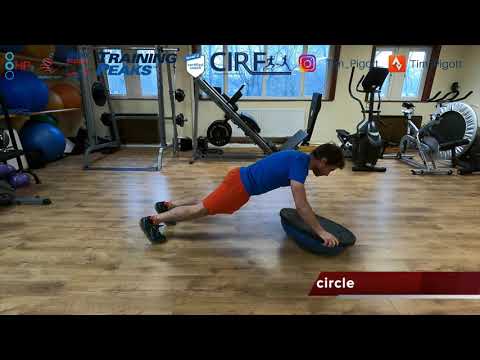 Upper body BOSU exercises for MTB riding